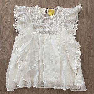 *NEW* Anthropologie Maeve fluffy sleeve top